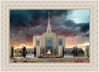 Ogden Temple Refuge from the Storm