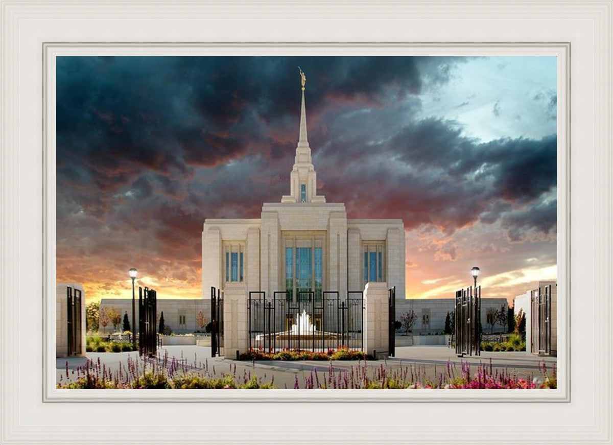 Ogden Temple Refuge from the Storm