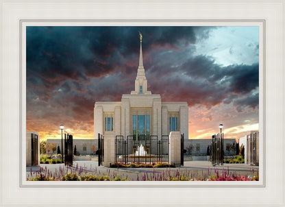 Ogden Temple Refuge from the Storm
