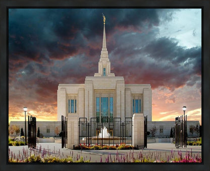 Ogden Temple Refuge from the Storm