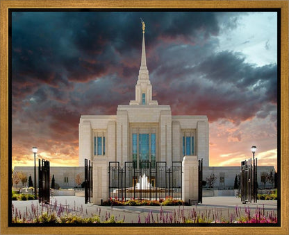 Ogden Temple Refuge from the Storm