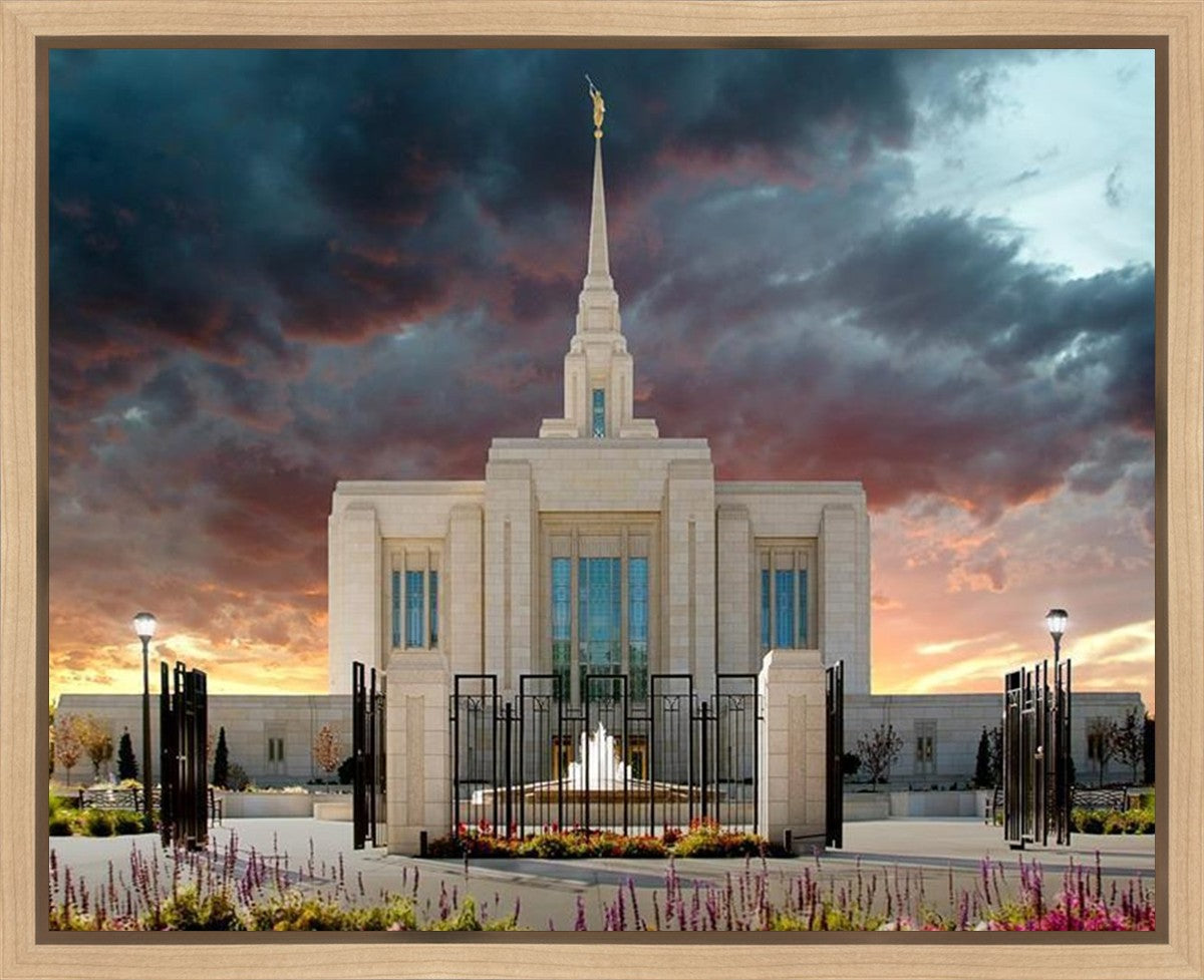 Ogden Temple Refuge from the Storm