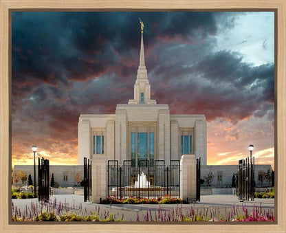 Ogden Temple Refuge from the Storm