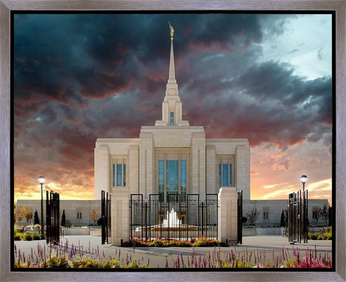 Ogden Temple Refuge from the Storm