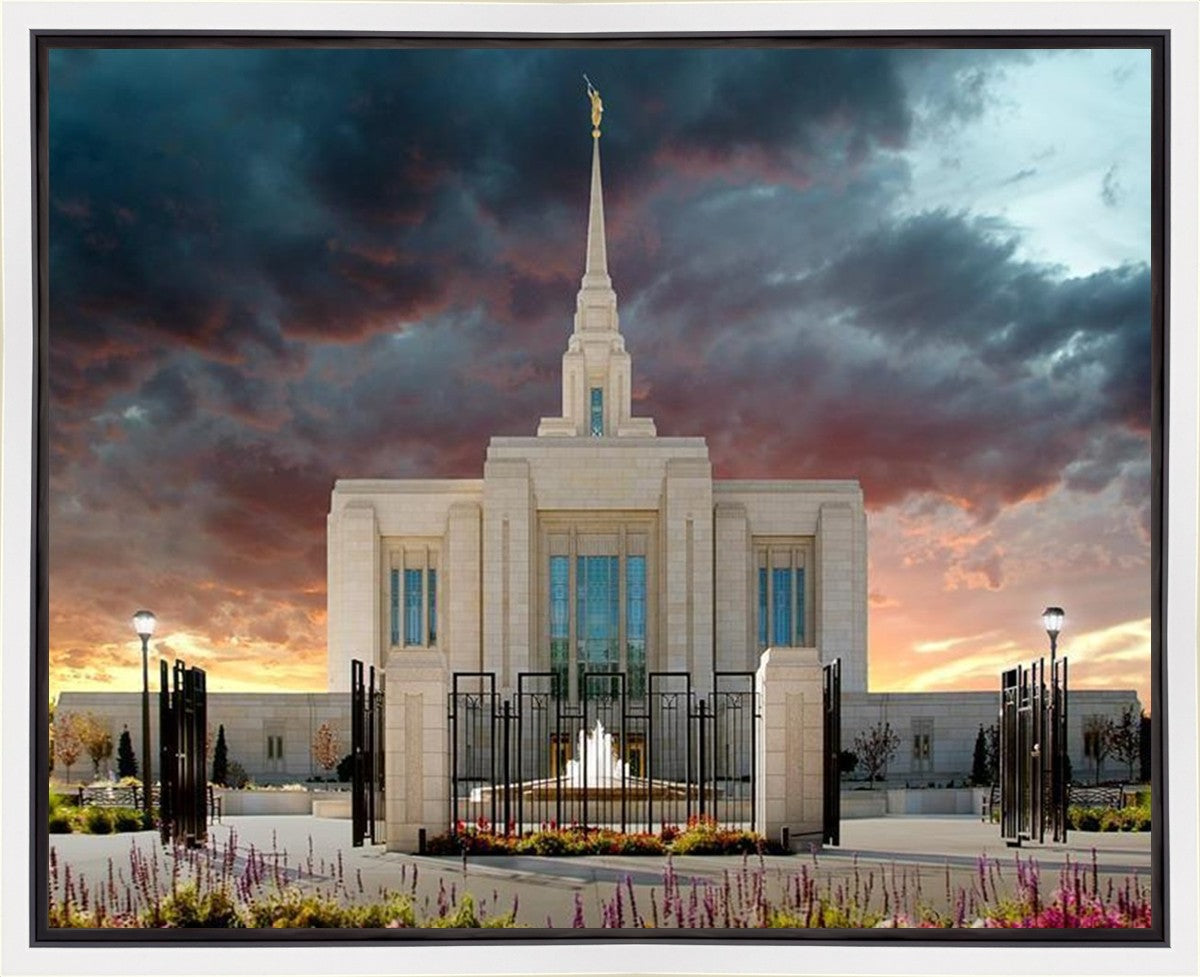 Ogden Temple Refuge from the Storm