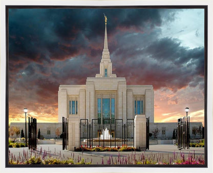 Ogden Temple Refuge from the Storm