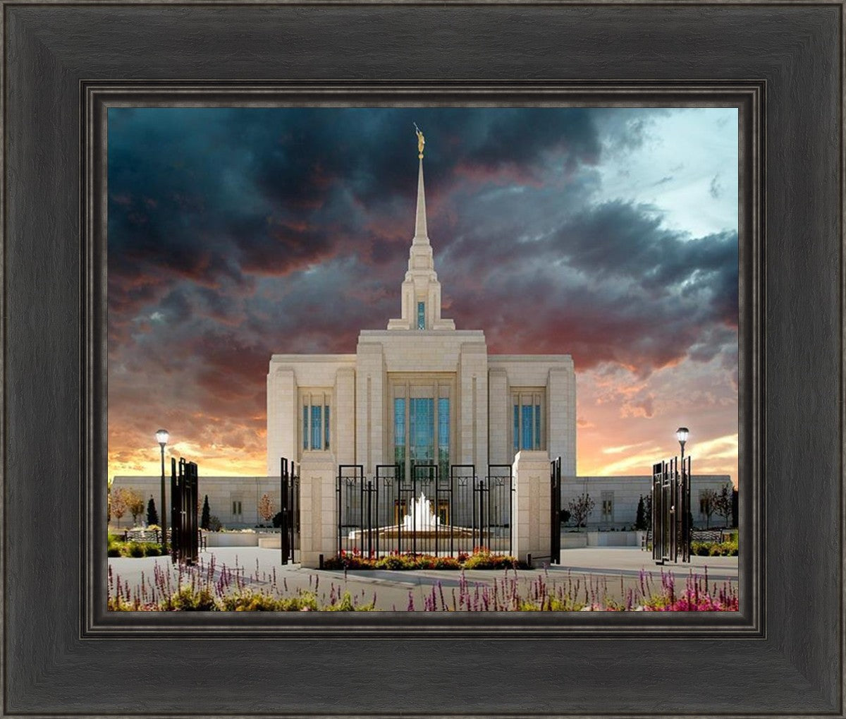 Ogden Temple Refuge from the Storm