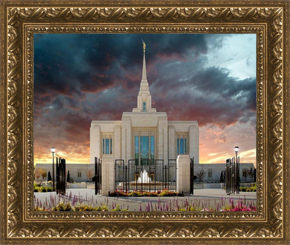 Ogden Temple Refuge from the Storm