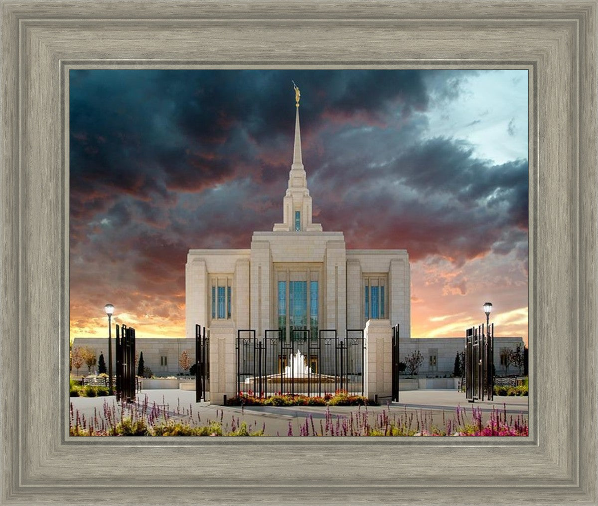 Ogden Temple Refuge from the Storm