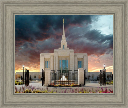 Ogden Temple Refuge from the Storm