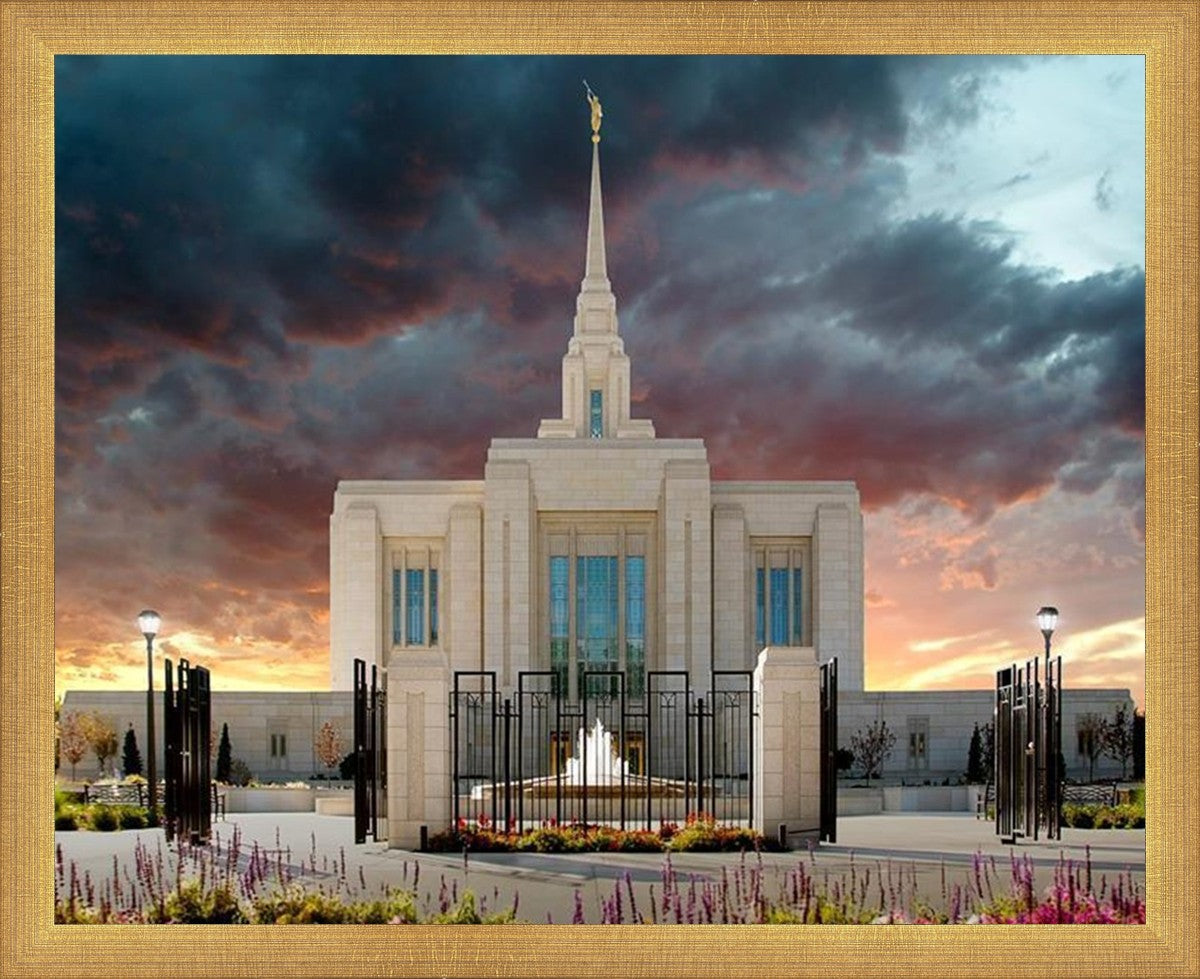 Ogden Temple Refuge from the Storm