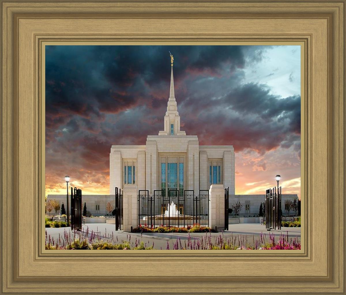 Ogden Temple Refuge from the Storm