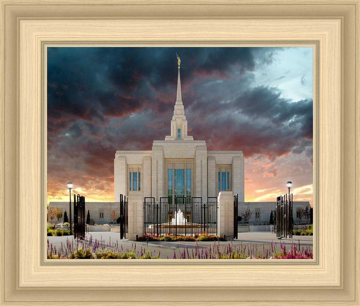 Ogden Temple Refuge from the Storm