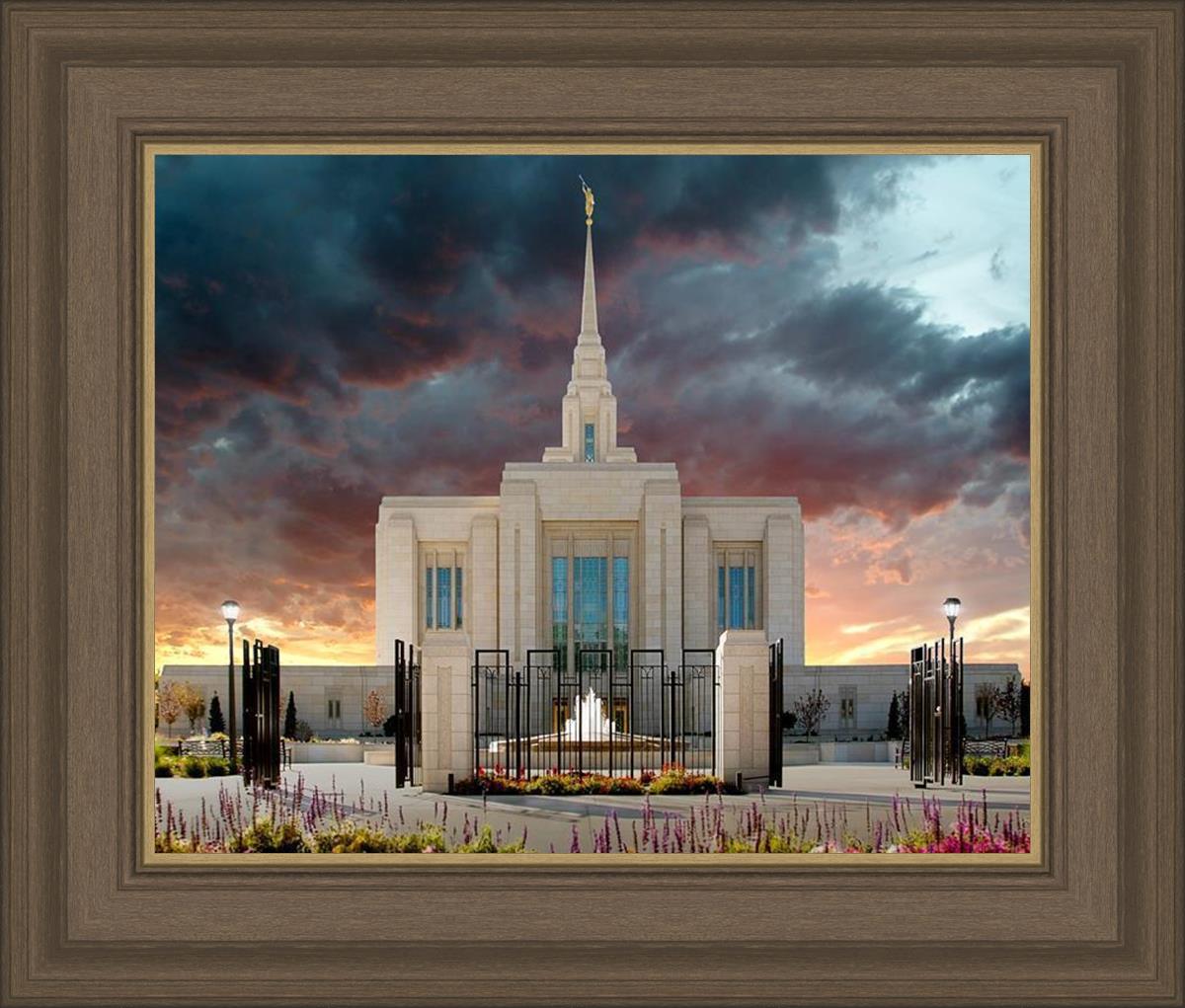 Ogden Temple Refuge from the Storm