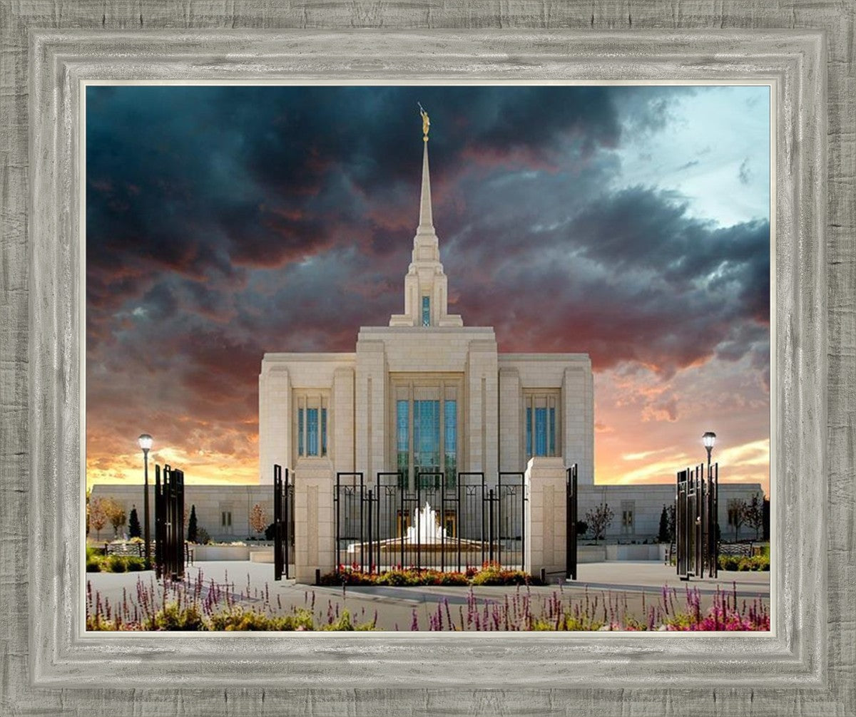 Ogden Temple Refuge from the Storm