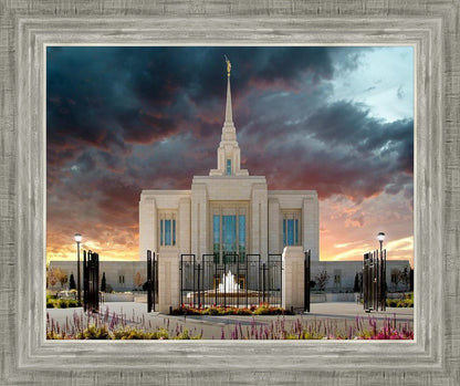 Ogden Temple Refuge from the Storm
