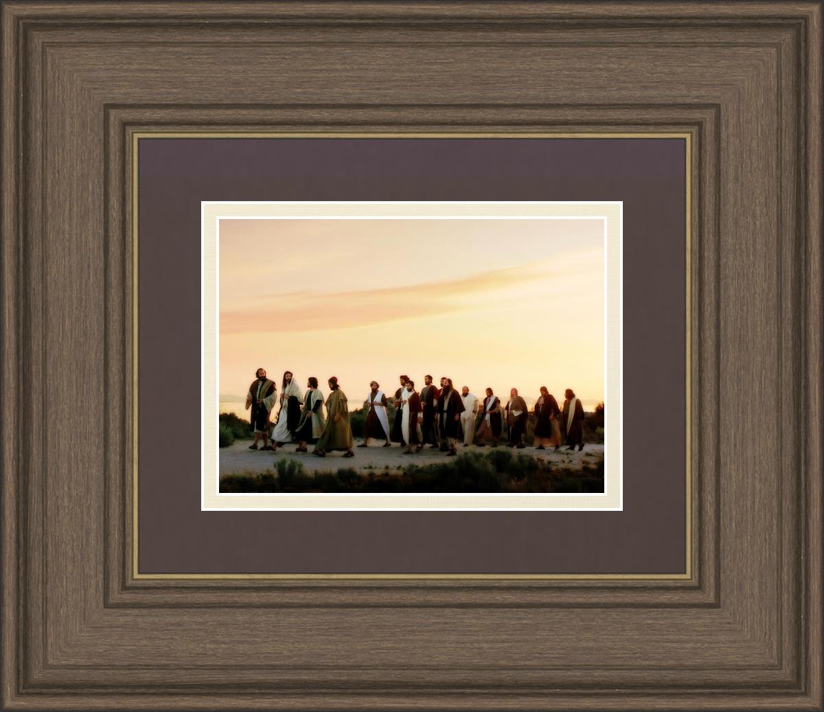 And His Disciples Follow Him