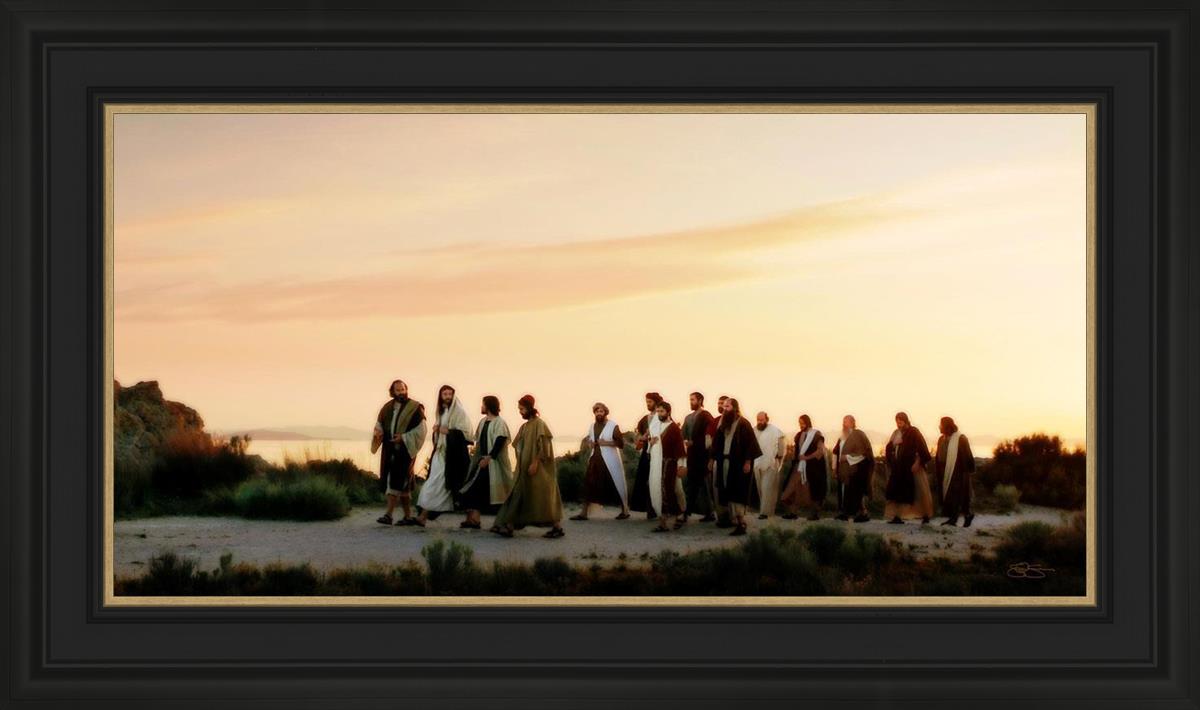 And His Disciples Follow Him
