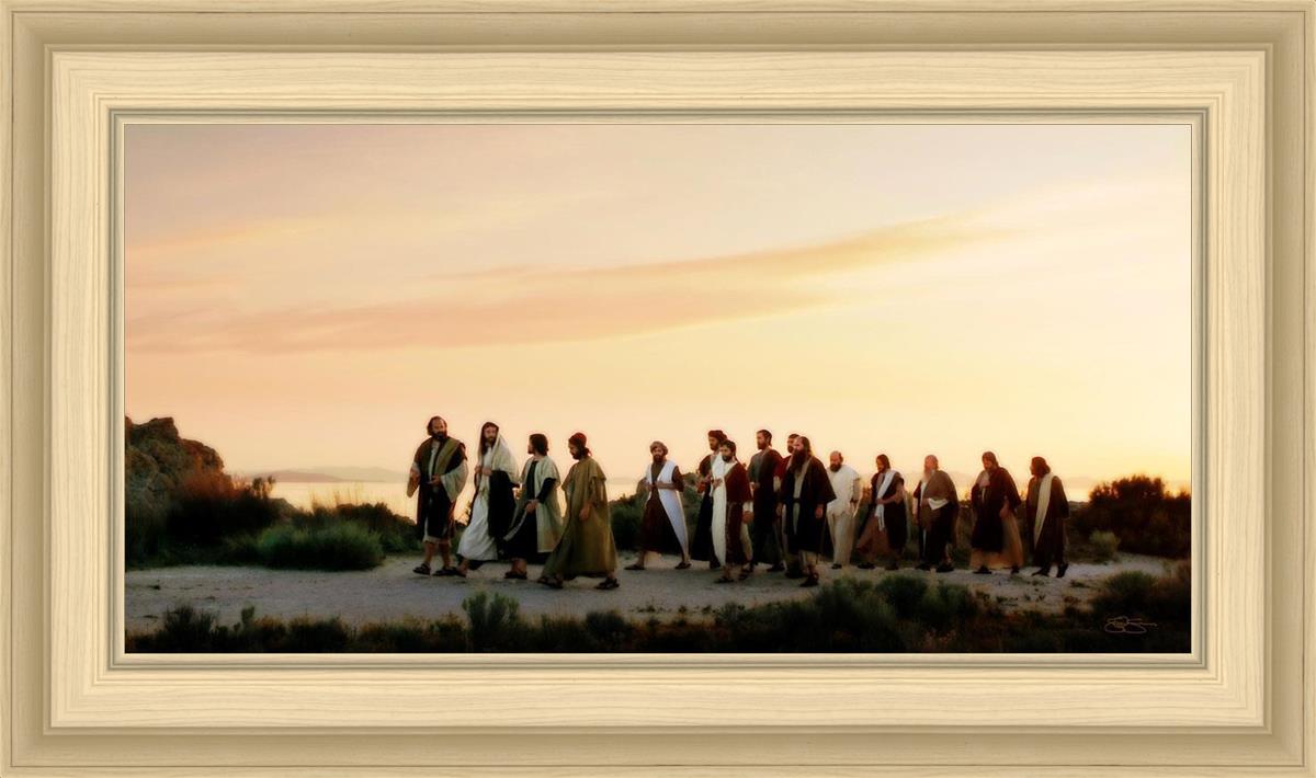 And His Disciples Follow Him