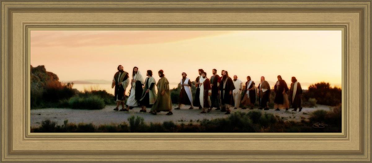 And His Disciples Follow Him