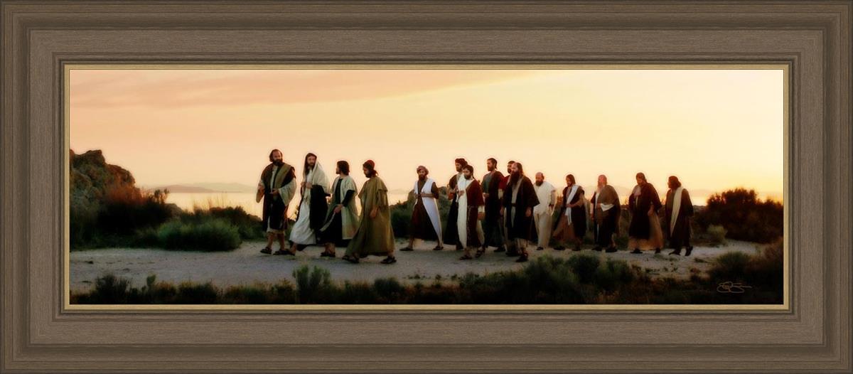 And His Disciples Follow Him
