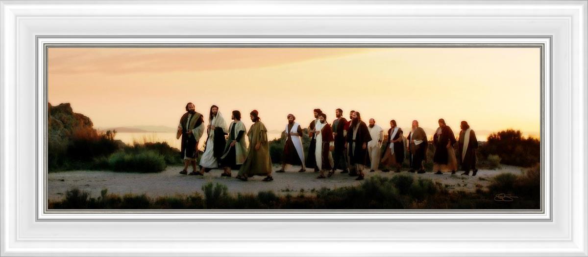 And His Disciples Follow Him