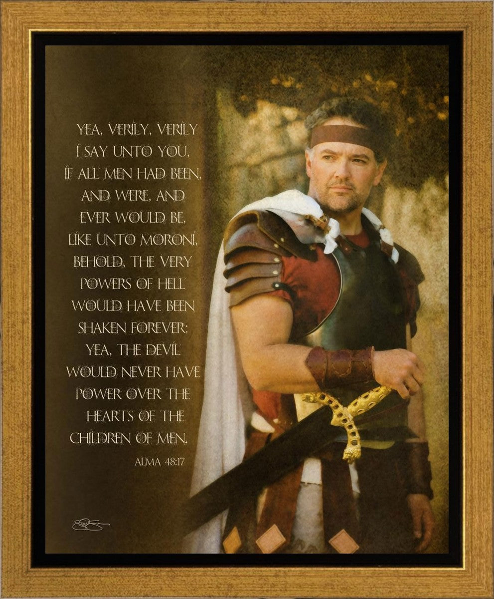 If All Men - Captain Moroni Gallery Wrap