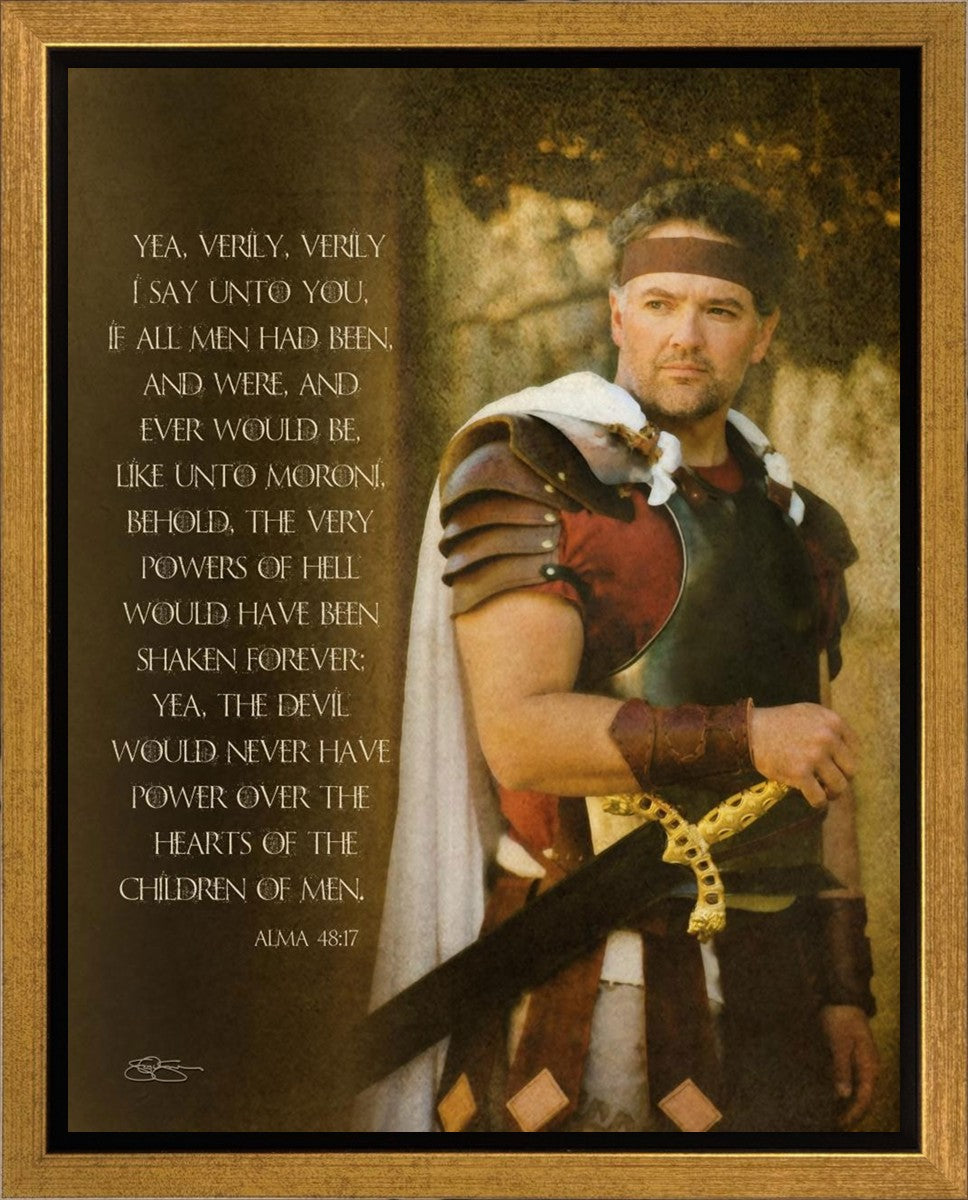 If All Men - Captain Moroni Gallery Wrap