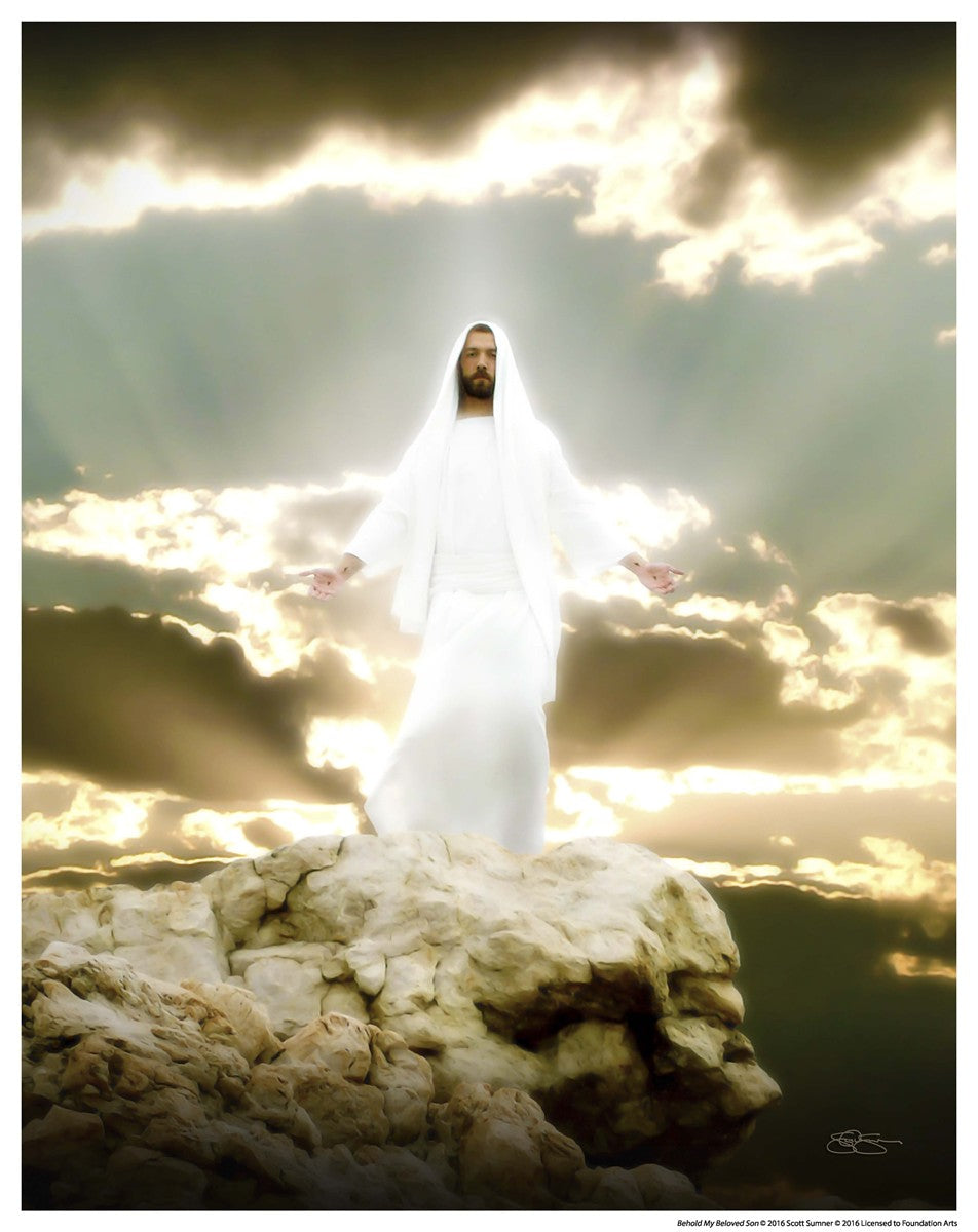 Behold my beloved son, Hear Him