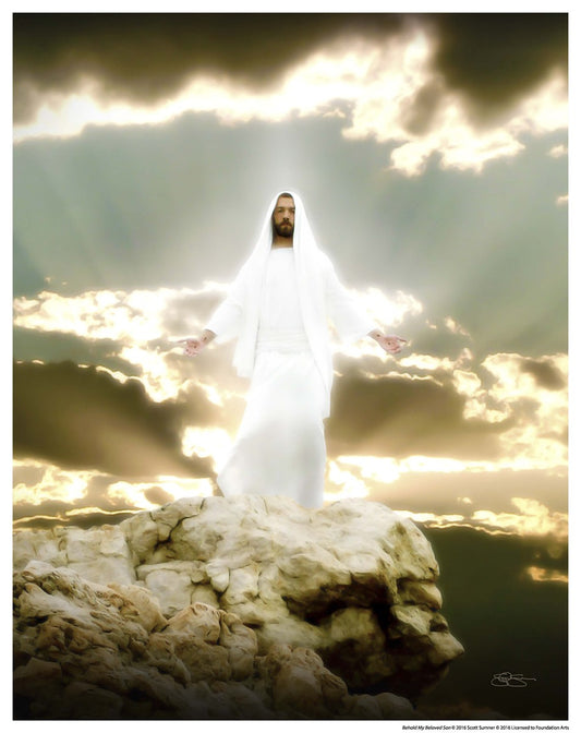Behold my beloved son, Hear Him