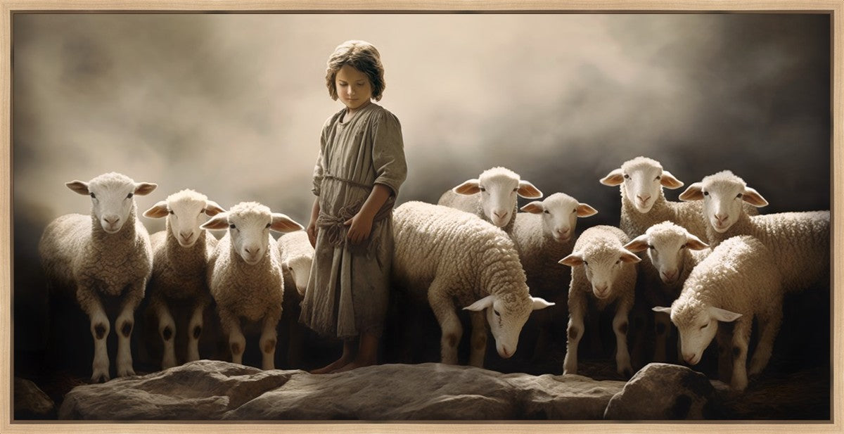 Of Lambs and Shepherds Gallery Wrap