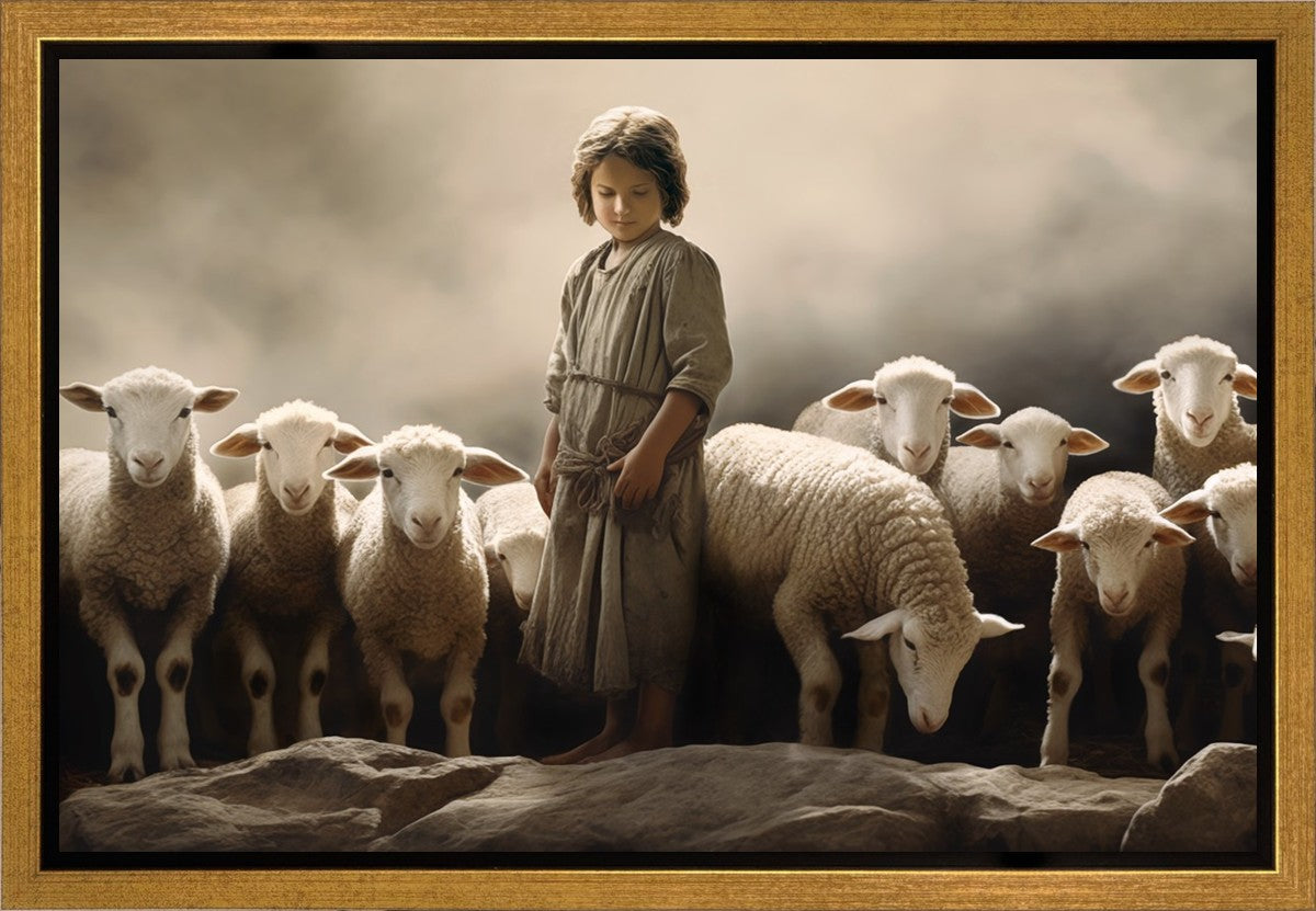 Of Lambs and Shepherds Gallery Wrap