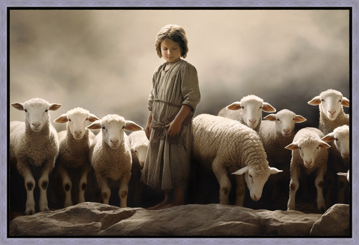 Of Lambs and Shepherds Gallery Wrap