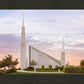 Boise Temple Sunset