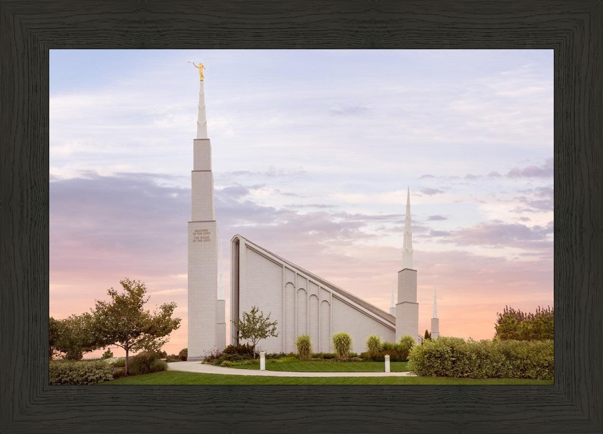 Boise Temple Sunset