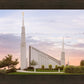 Boise Temple Sunset
