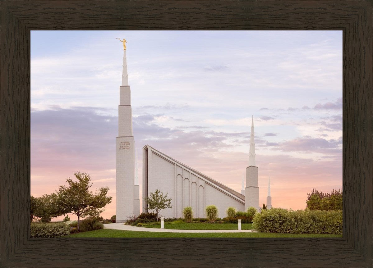 Boise Temple Sunset
