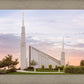 Boise Temple Sunset