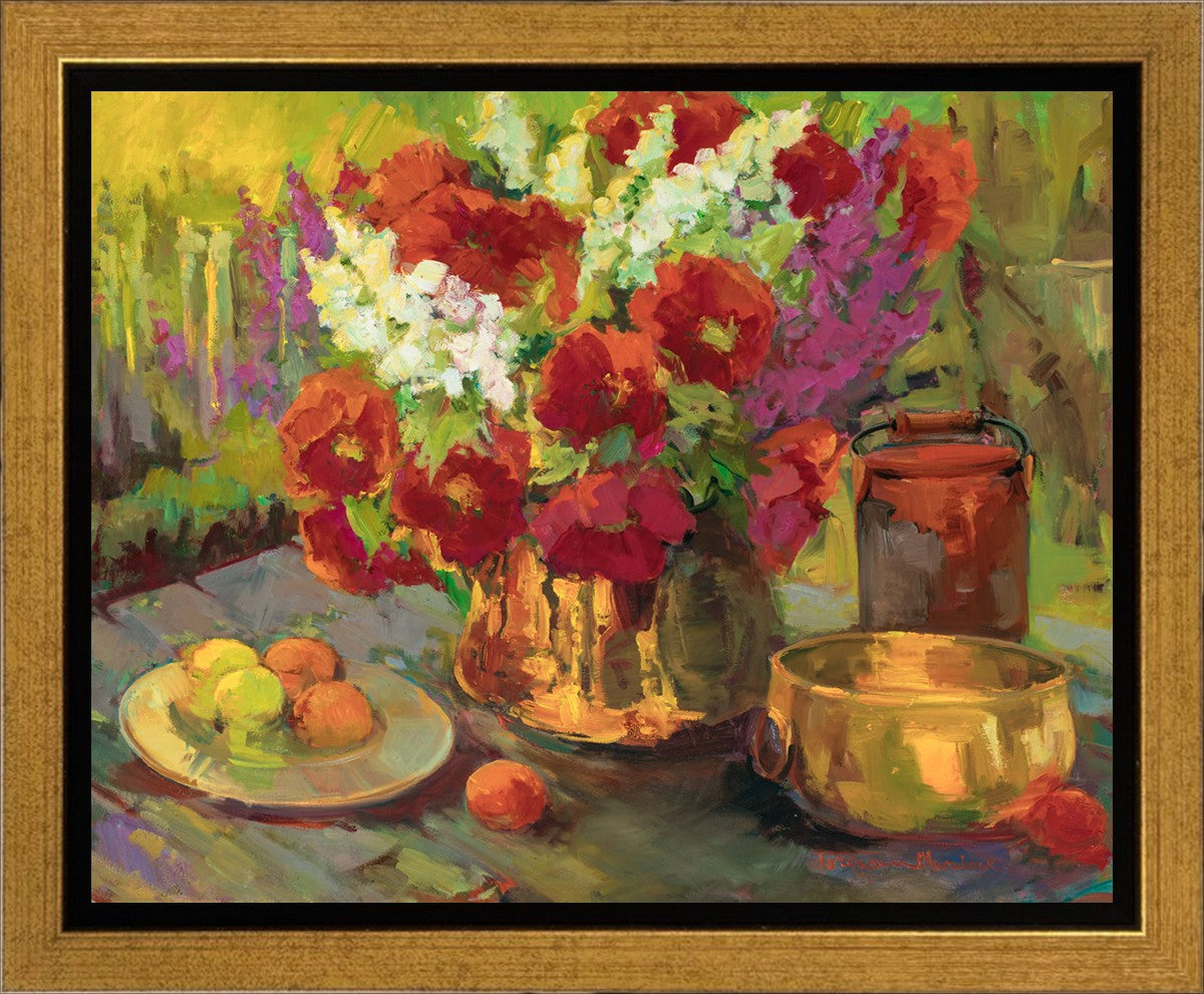 Copper, Brass, and Poppies