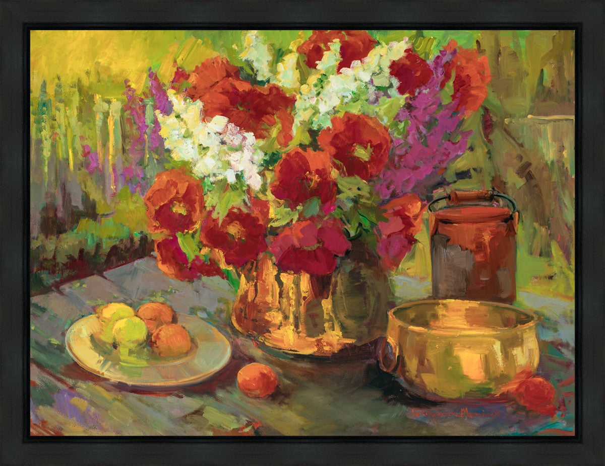 Copper, Brass, and Poppies