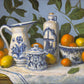 Delft and Citrus Still Life