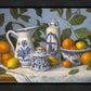 Delft and Citrus Still Life