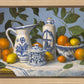 Delft and Citrus Still Life