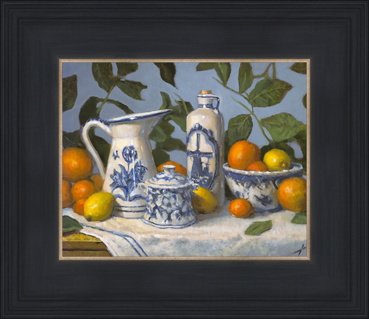 Delft and Citrus Still Life