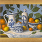Delft and Citrus Still Life