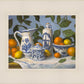 Delft and Citrus Still Life