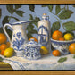Delft and Citrus Still Life
