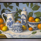Delft and Citrus Still Life