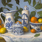 Delft and Citrus Still Life