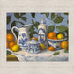 Delft and Citrus Still Life